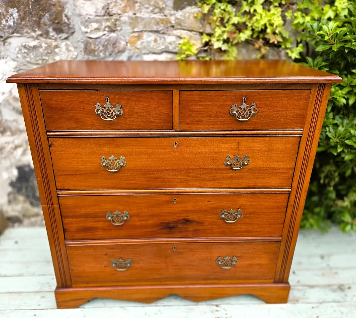 Edwardian Mahogany Chest- Circa 1900 - Image 2