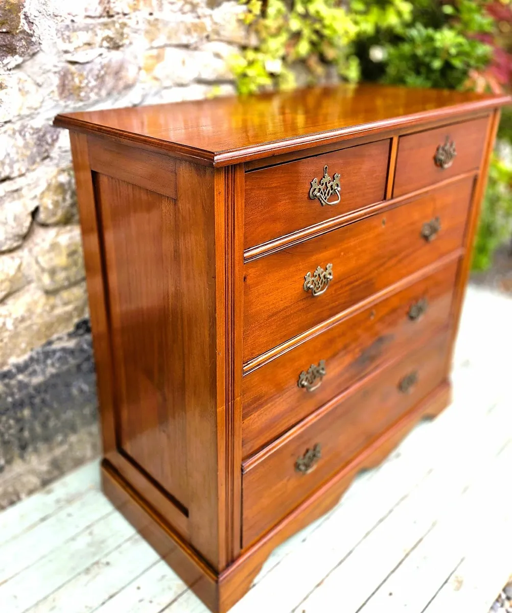 Edwardian Mahogany Chest- Circa 1900 - Image 1