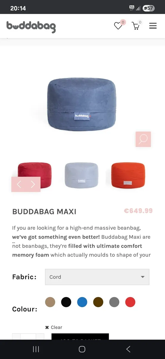 Budda Bag Bean Bag - Image 3