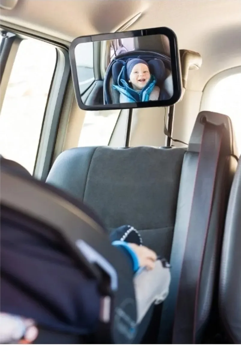 Car Seat Mirror, Black, Rear Seat Mirror - Image 4