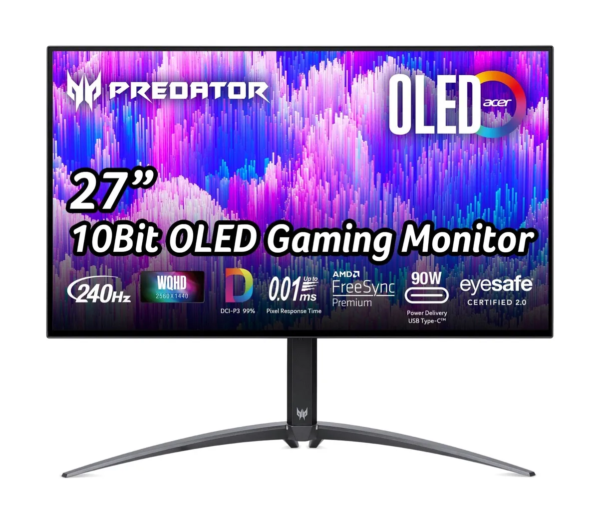 Acer predator X27U OLED monitor - Image 1
