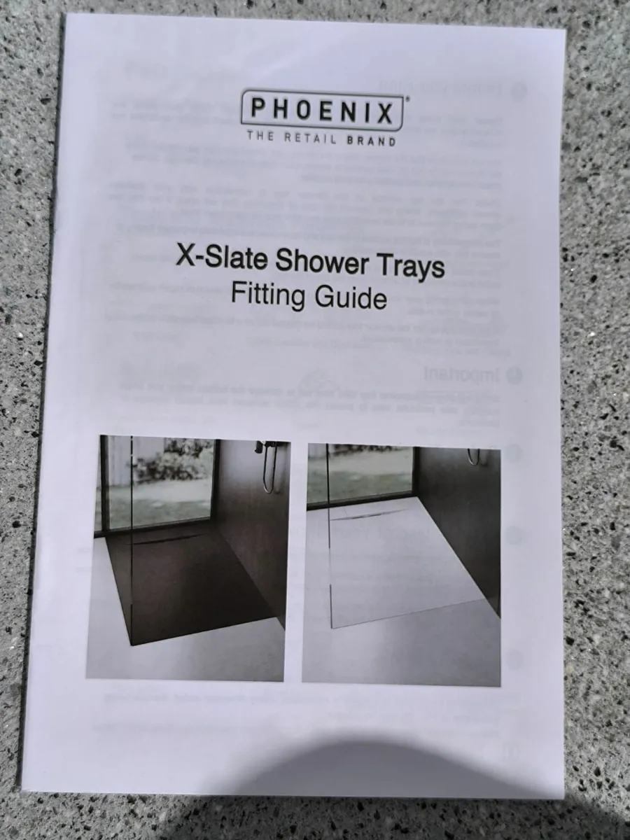 Slate Shower tray 90 x 90 rounded - Image 4