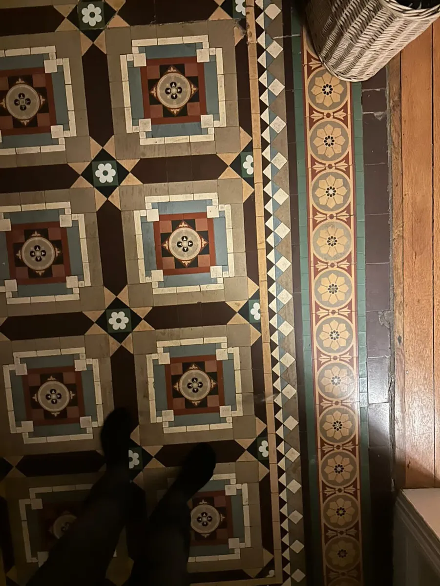 Reclaimed Minton tiles