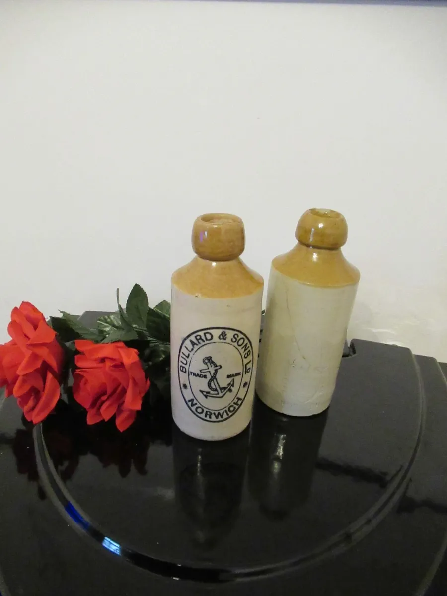 ANTIQUE cottage  earthenware BOTTLE ANCHOR flagon - Image 4