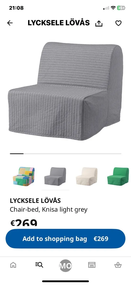 IKEA CHAIR BED - Image 1