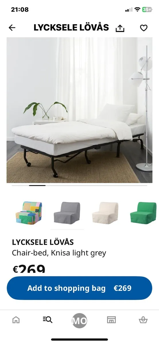 IKEA CHAIR BED - Image 2