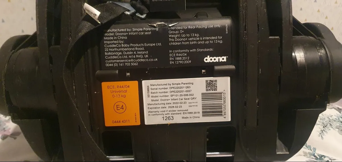 Doona car seat/stroller - Image 4