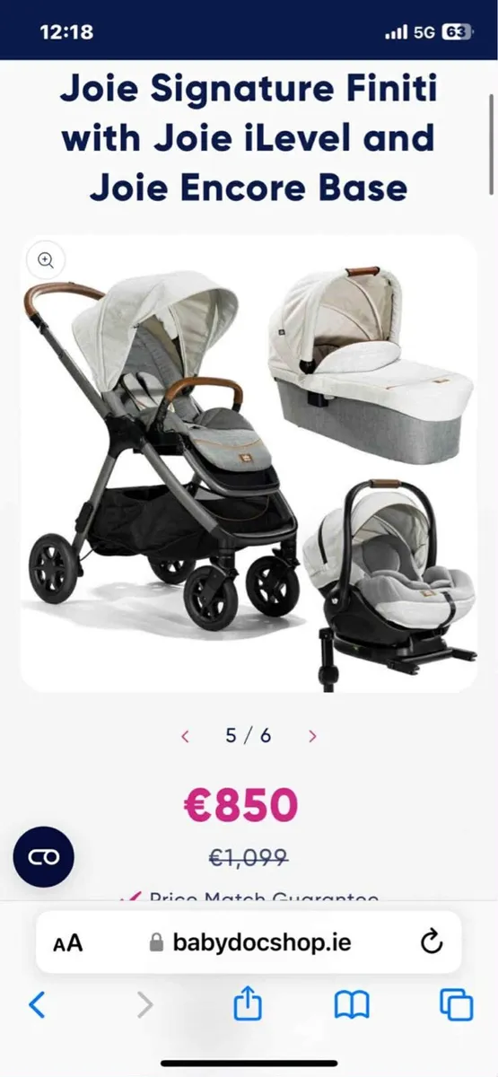 Pram/Buggy & car seat, baby relaxing chair - Image 1