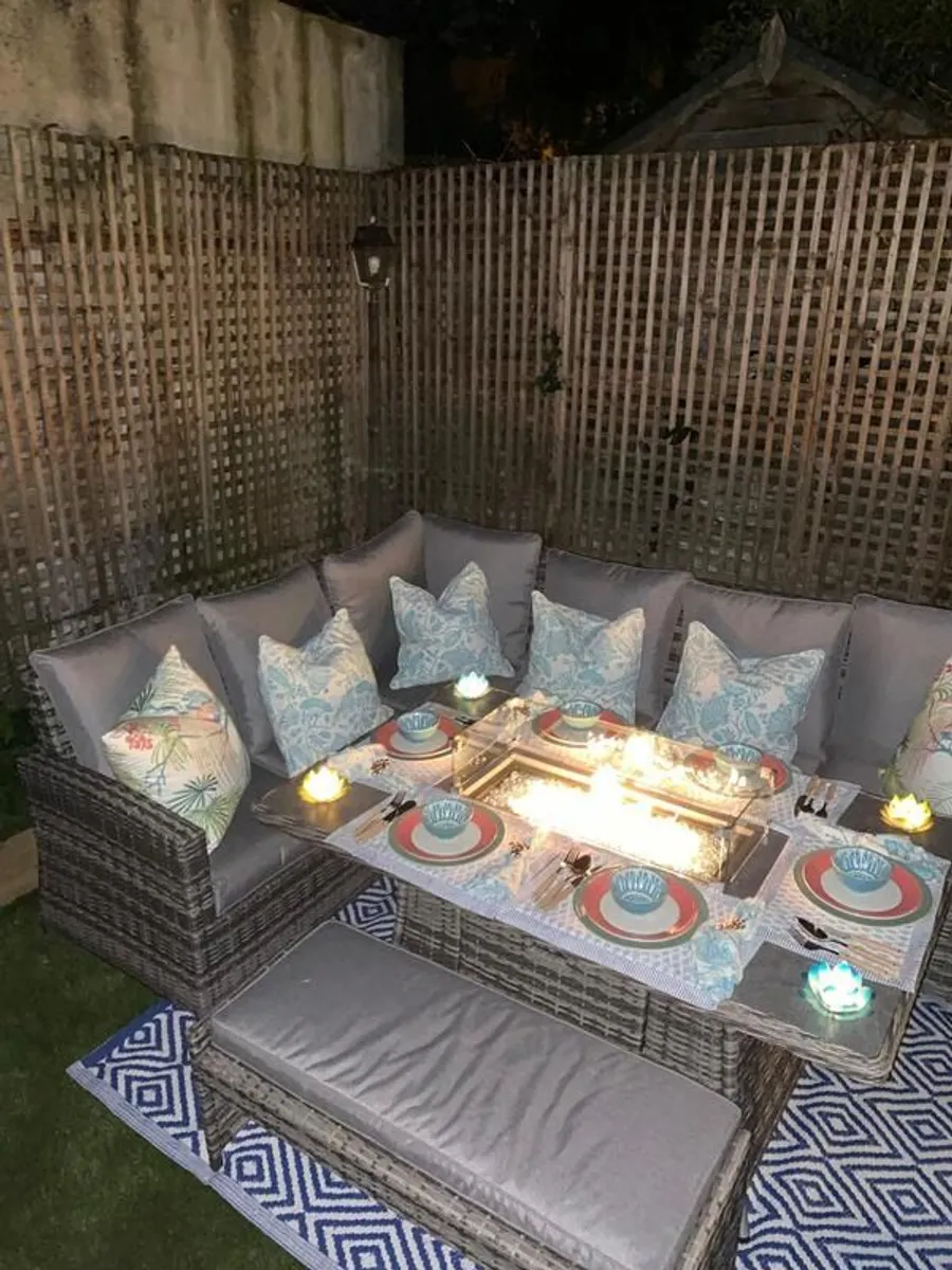 Fire Pit Garden Suite and Storage Box - Image 3