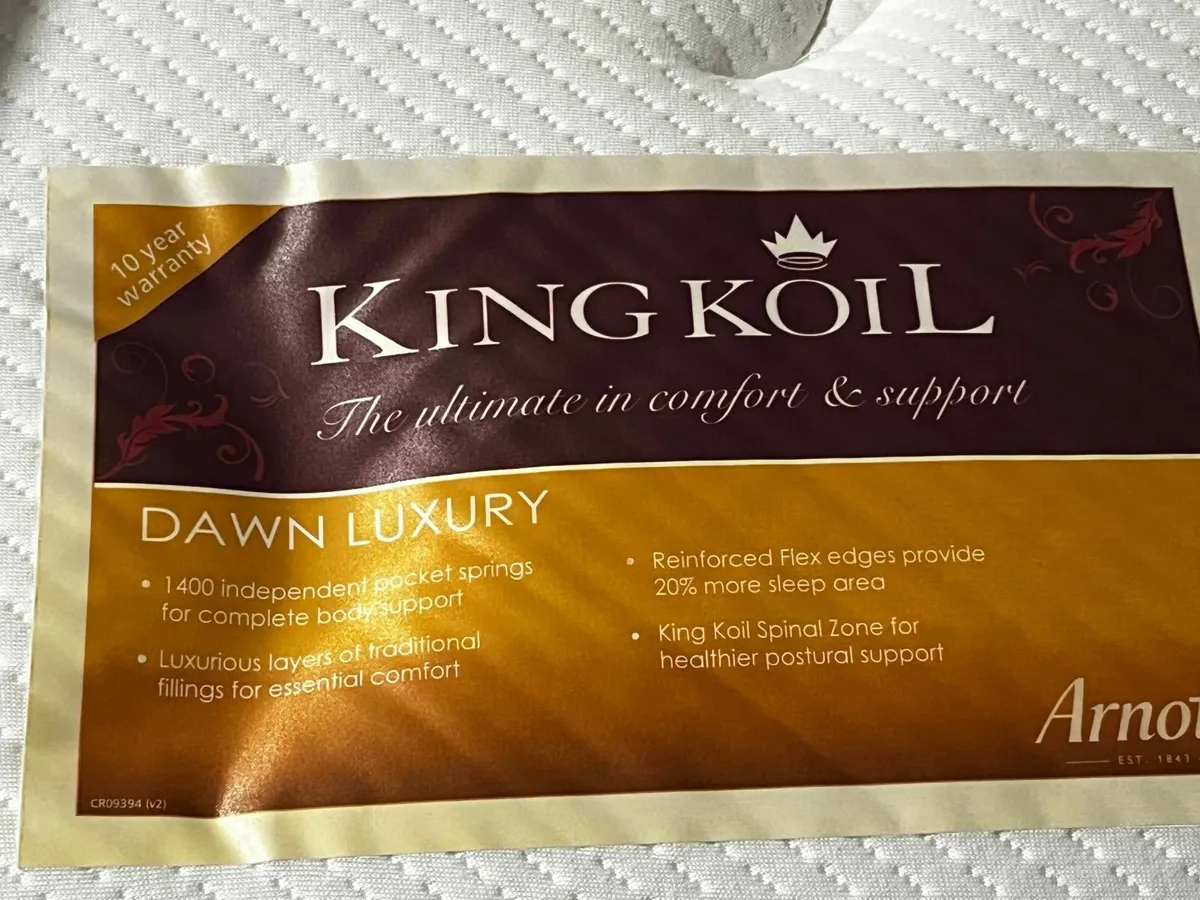 King Koil  Dawn Luxury Mattress – Single 90 x 200 - Image 2