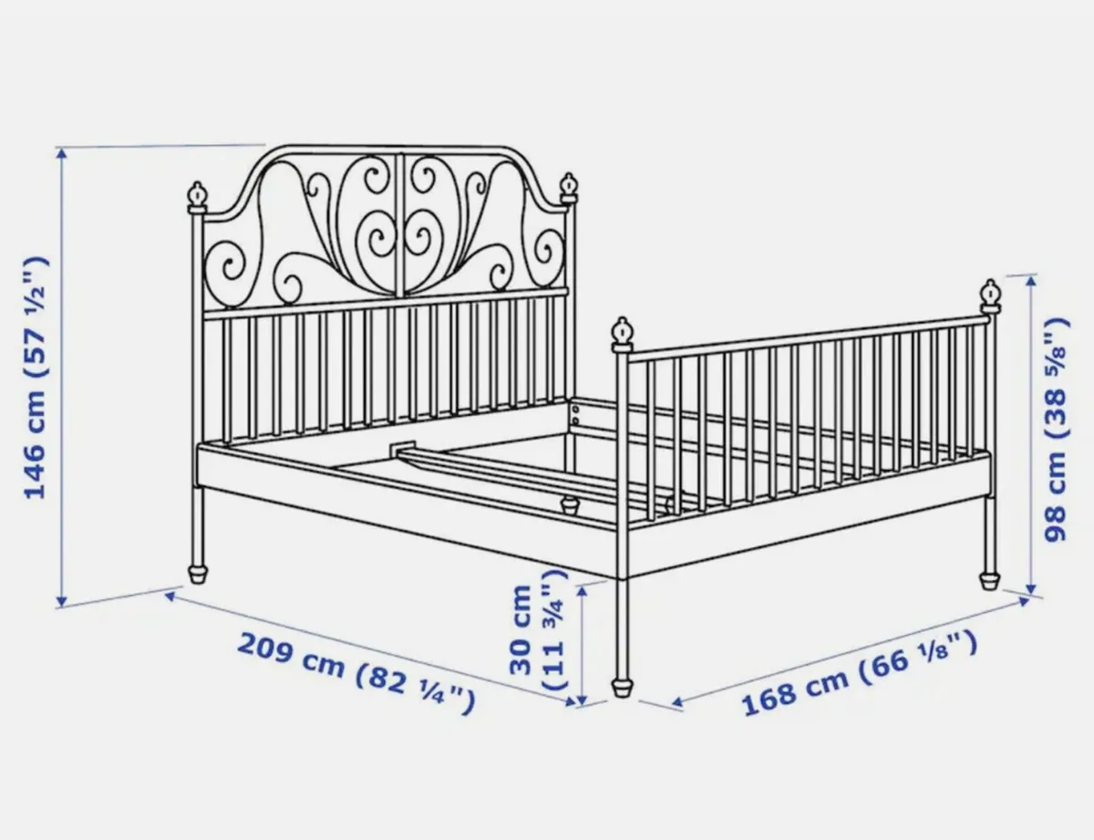 Ikea king bed - Image 3