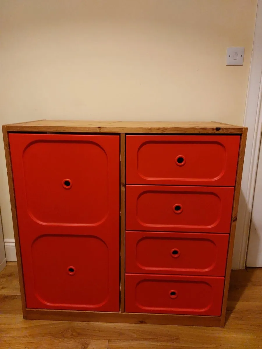 IKEA Trofast Storage with 2 shelves and 4 drawers - Image 1