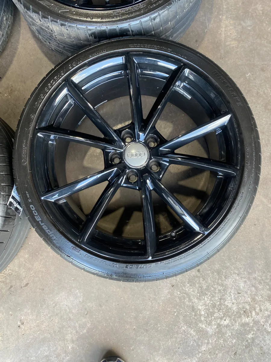 19inch Audi a4 a6 alloy wheels and tyres - Image 3