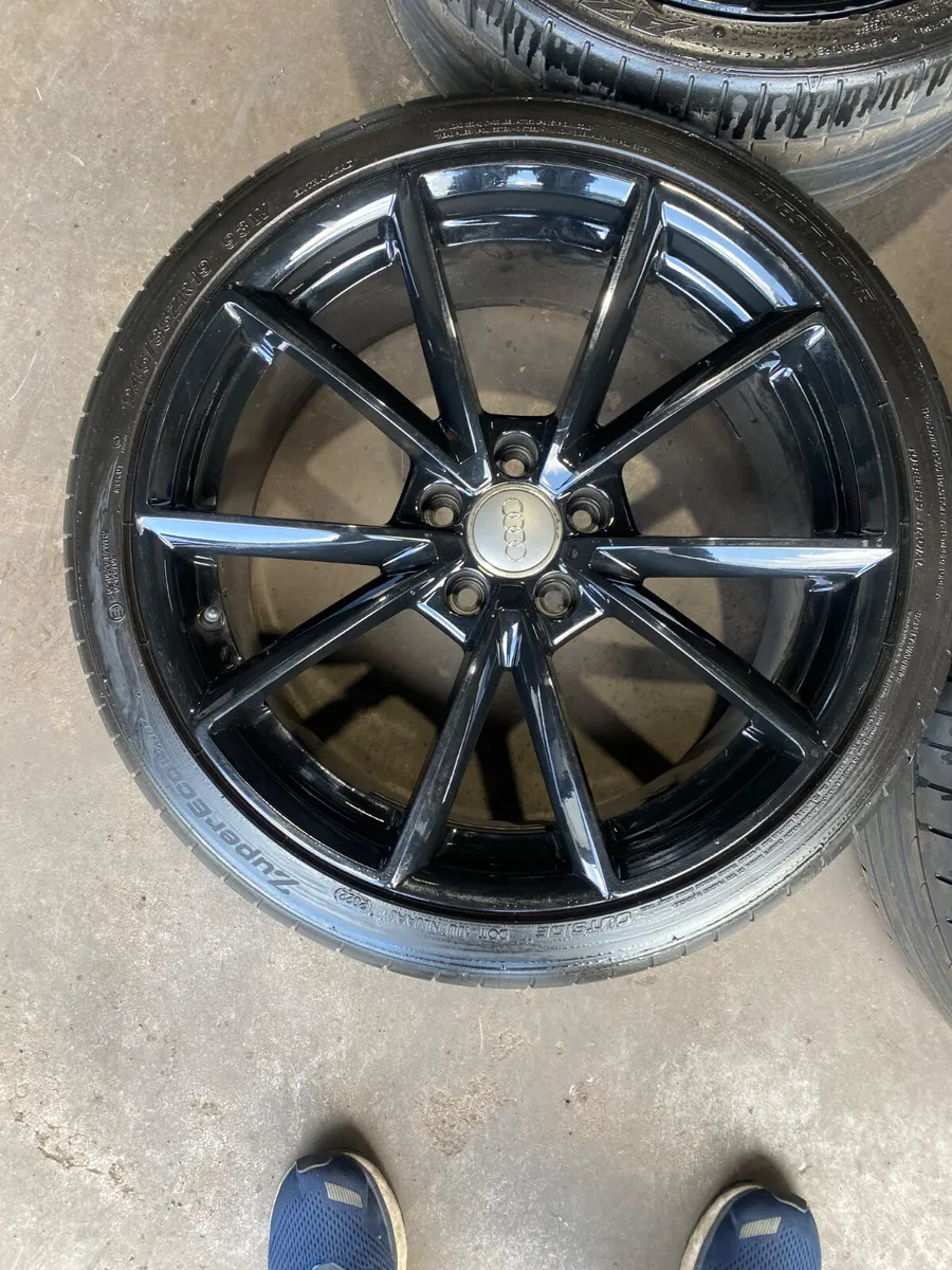 19inch Audi a4 a6 alloy wheels and tyres - Image 4