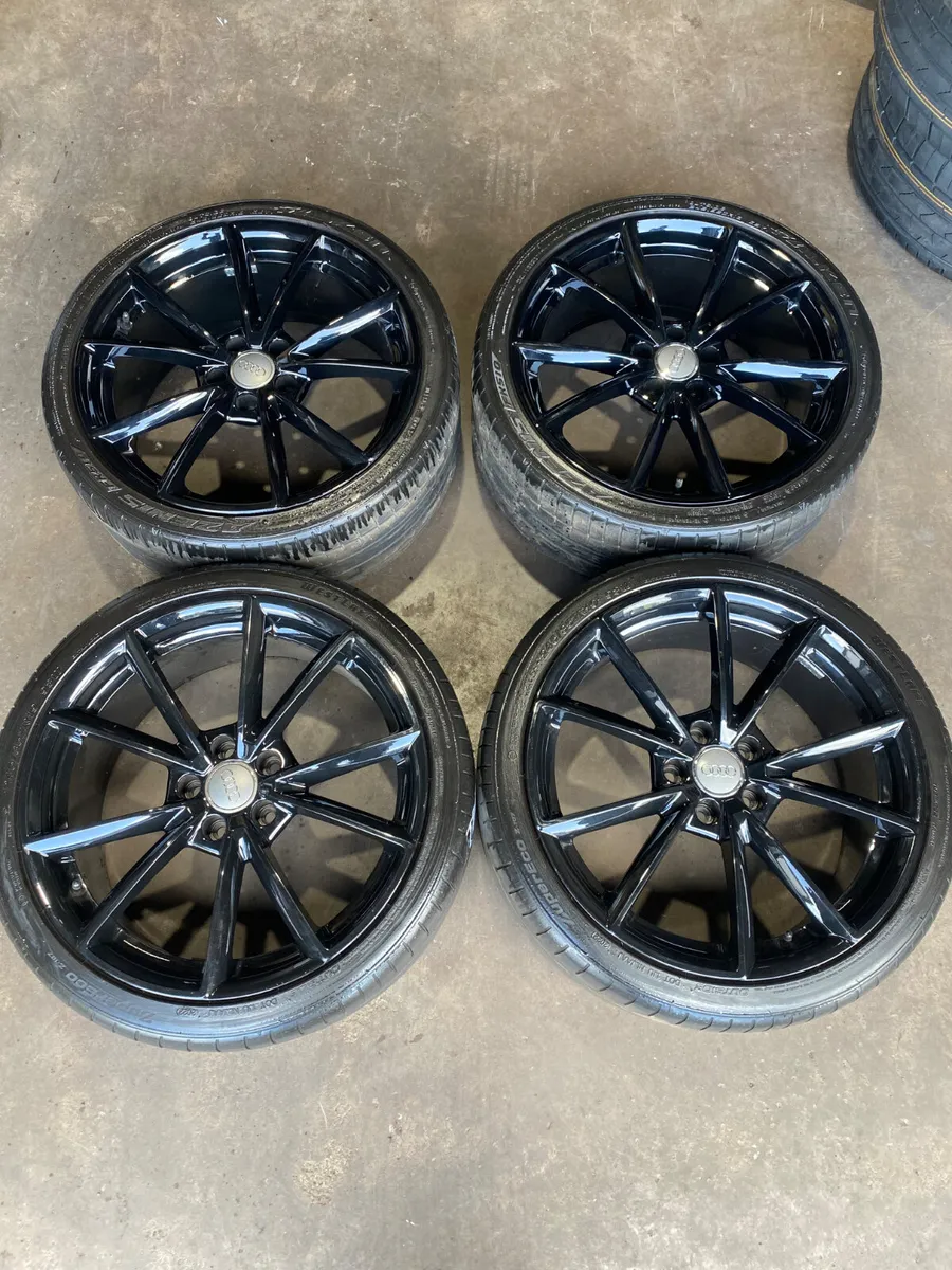 19inch Audi a4 a6 alloy wheels and tyres - Image 1