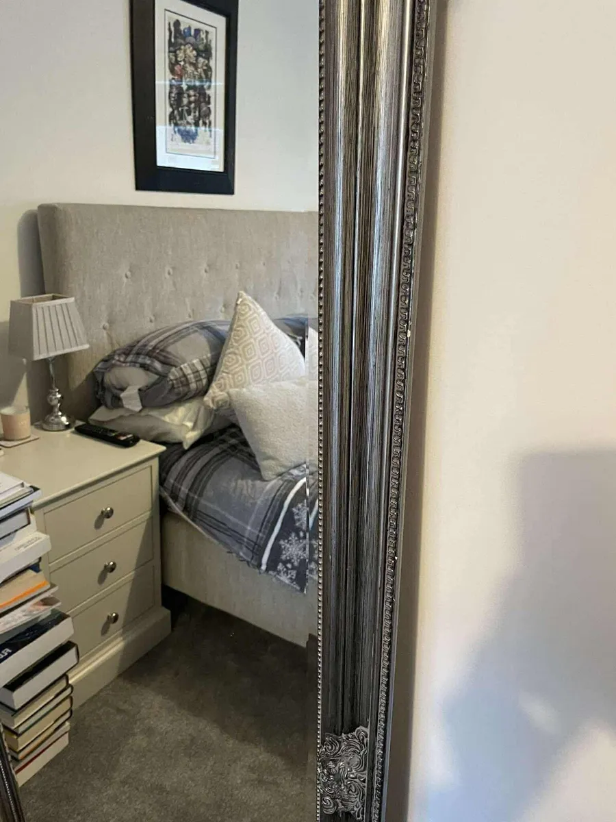 Large Wall Mirror 160x73cm Chelsea Espresso Frame - Image 3