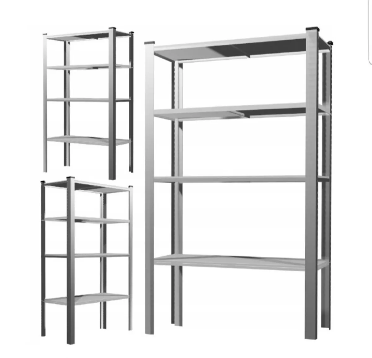 Metal shelving unit - Image 2