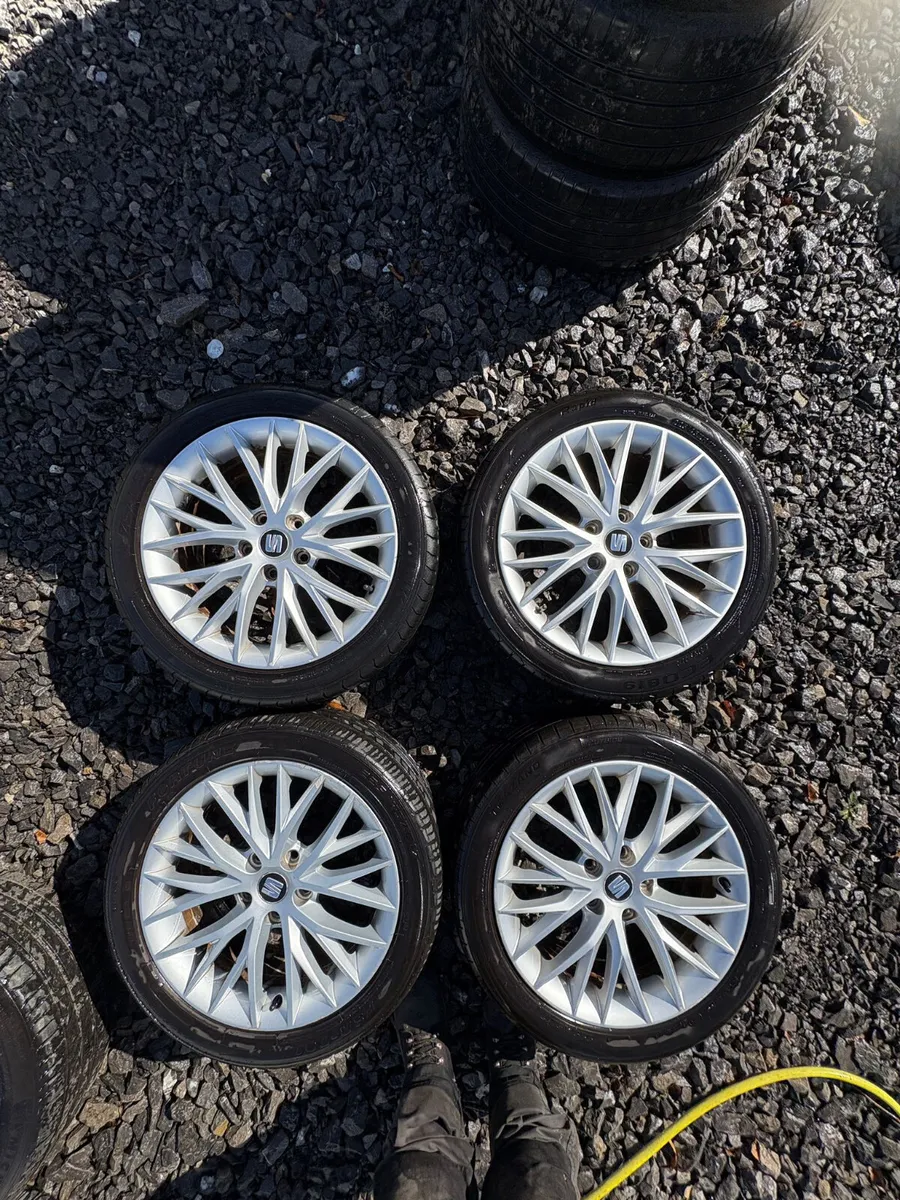 17inch Seat Leon Skoda VW caddy alloys - Image 1