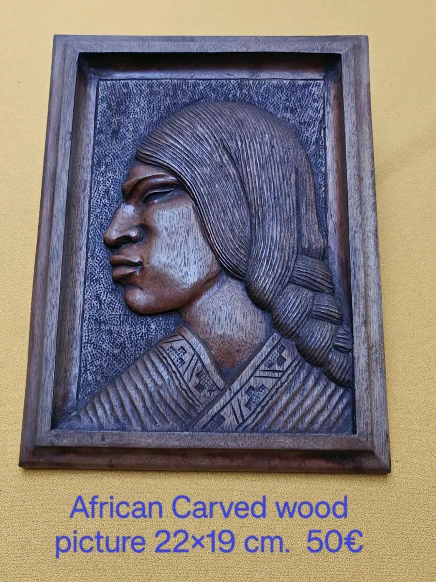 Carved wood pictures, wall decoration
