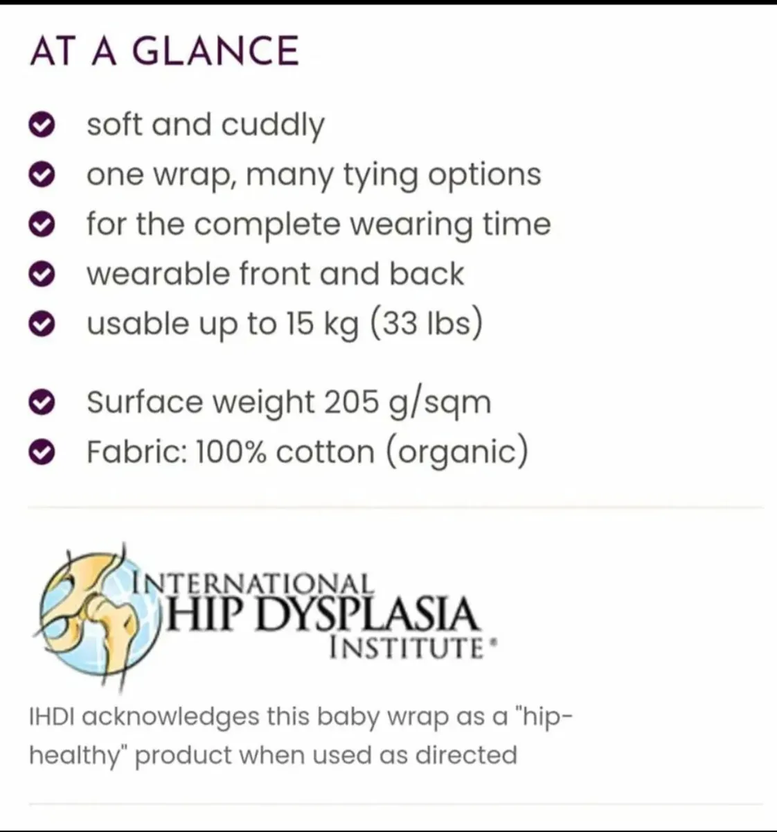 Baby wrap fabric. Fidella - Image 3