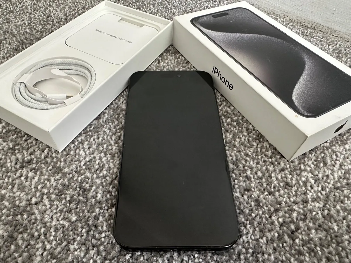As New Apple iPhone 15 Pro Max Black Titanium 256g - Image 1