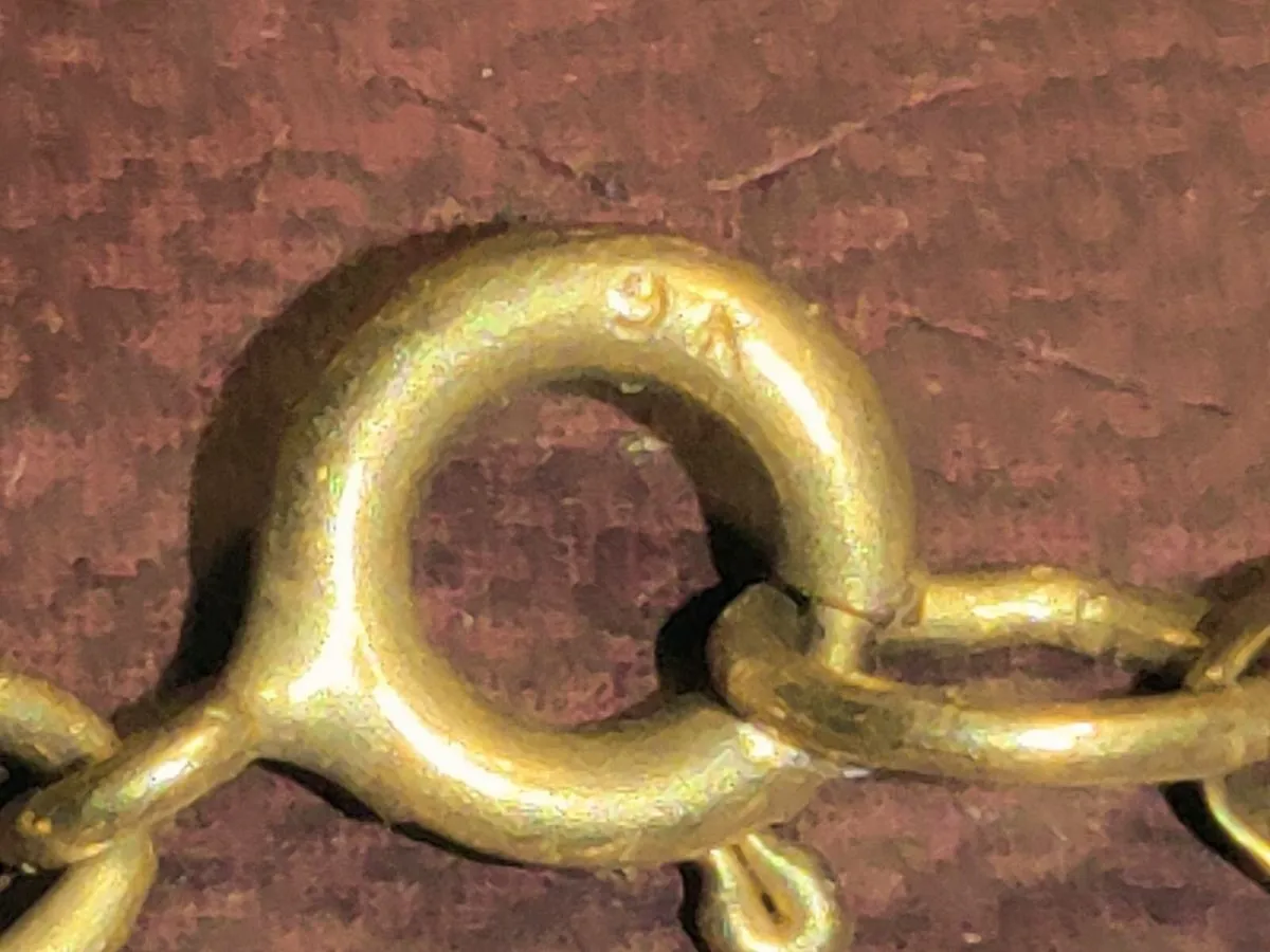 CUBAN TWIRLY, 9CT Gold 8.72 Gram 22"New Chain ! - Image 3