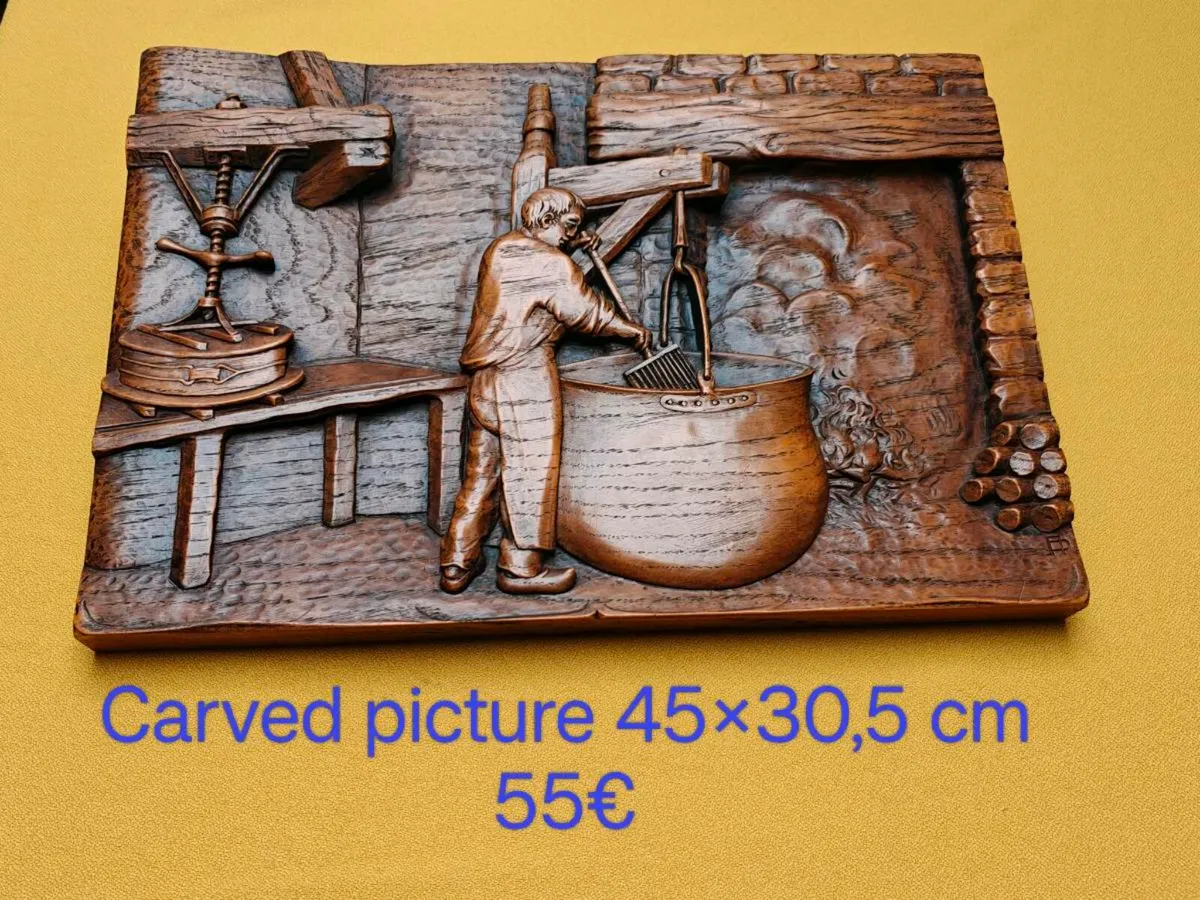 Carved picture,  wall decoration