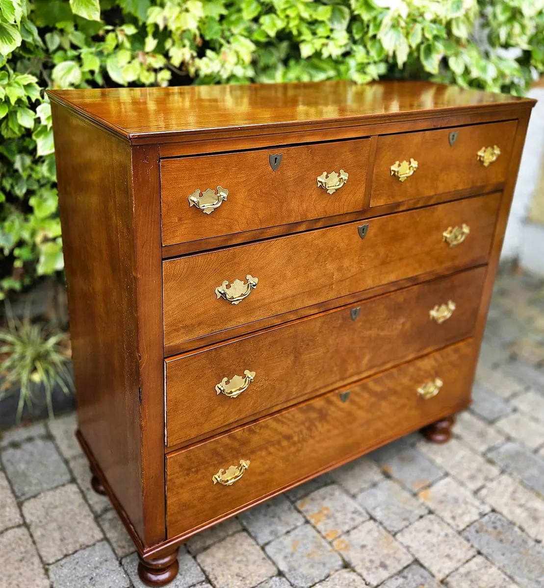 Antique Mahogany Chest- Circa 1920 - Image 3