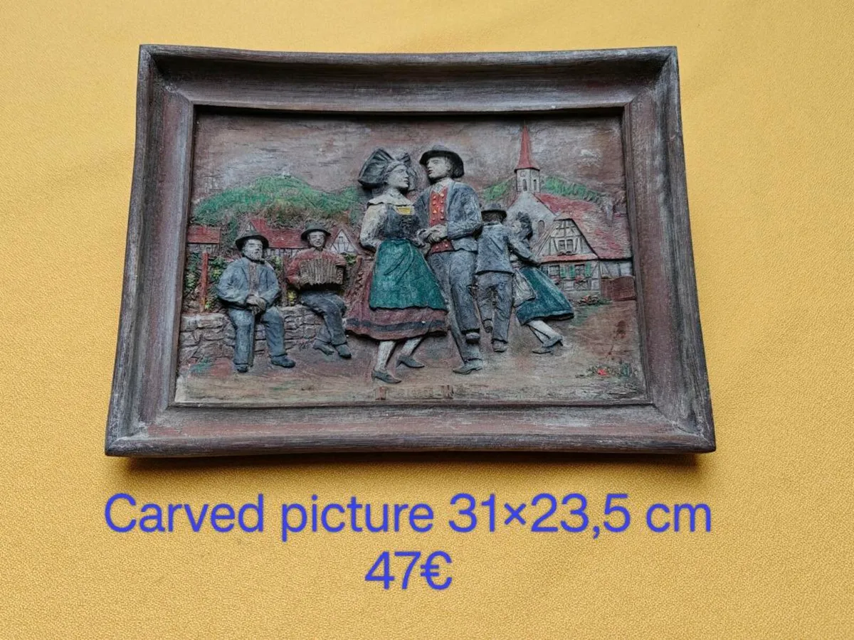Carved picture, wall decoration