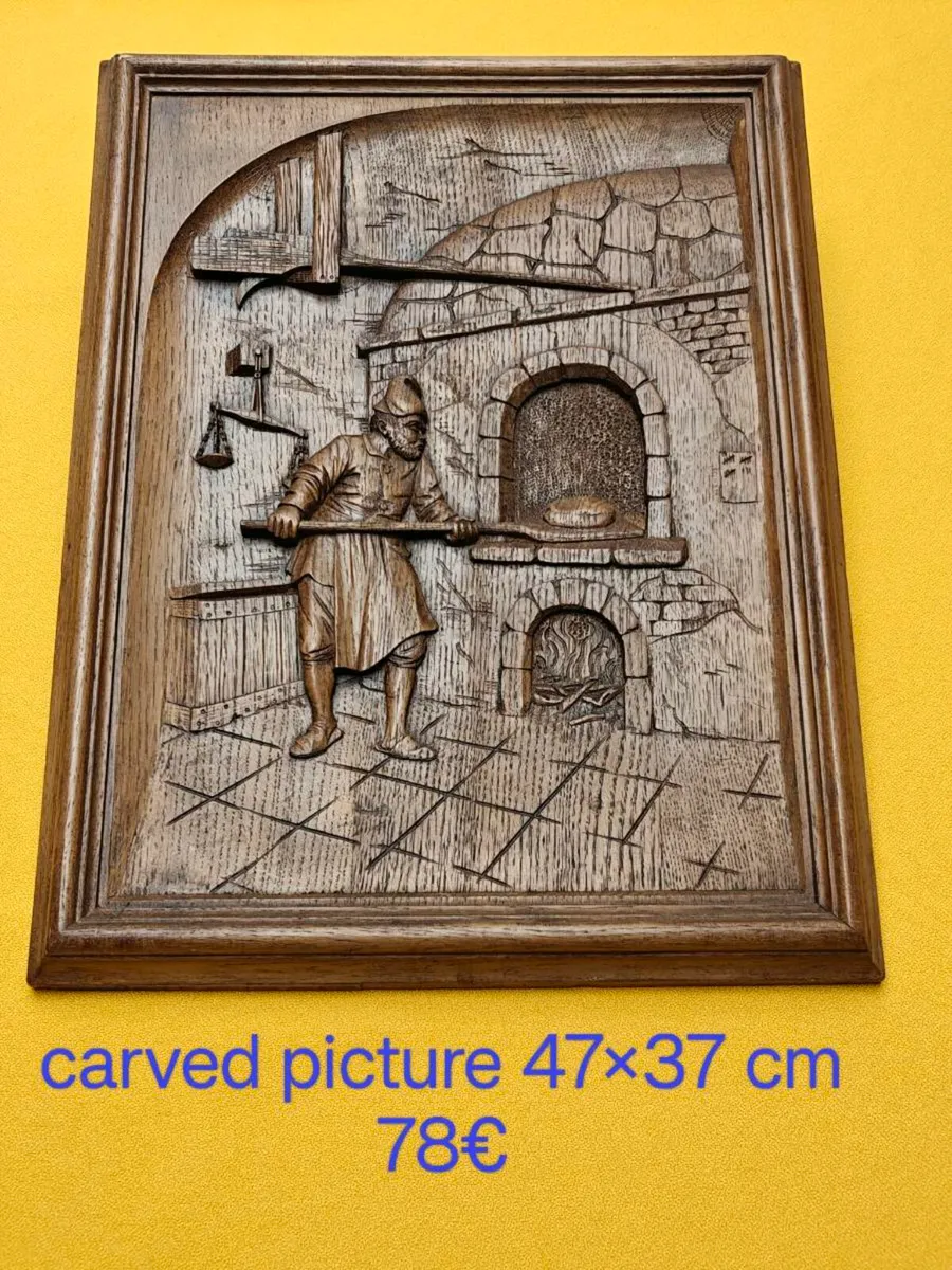 Carved picture, wall decoration