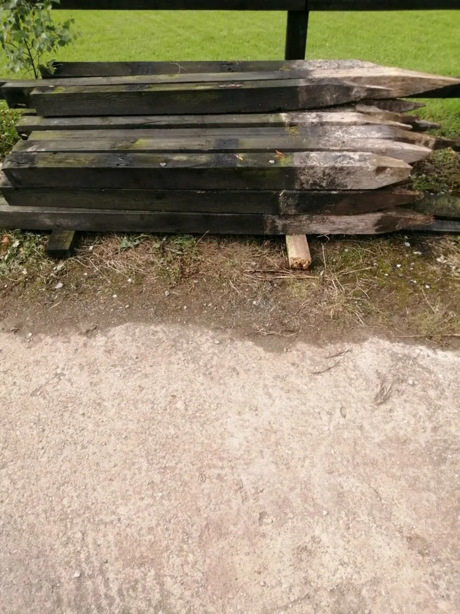 Used post & rail fencing - Image 2