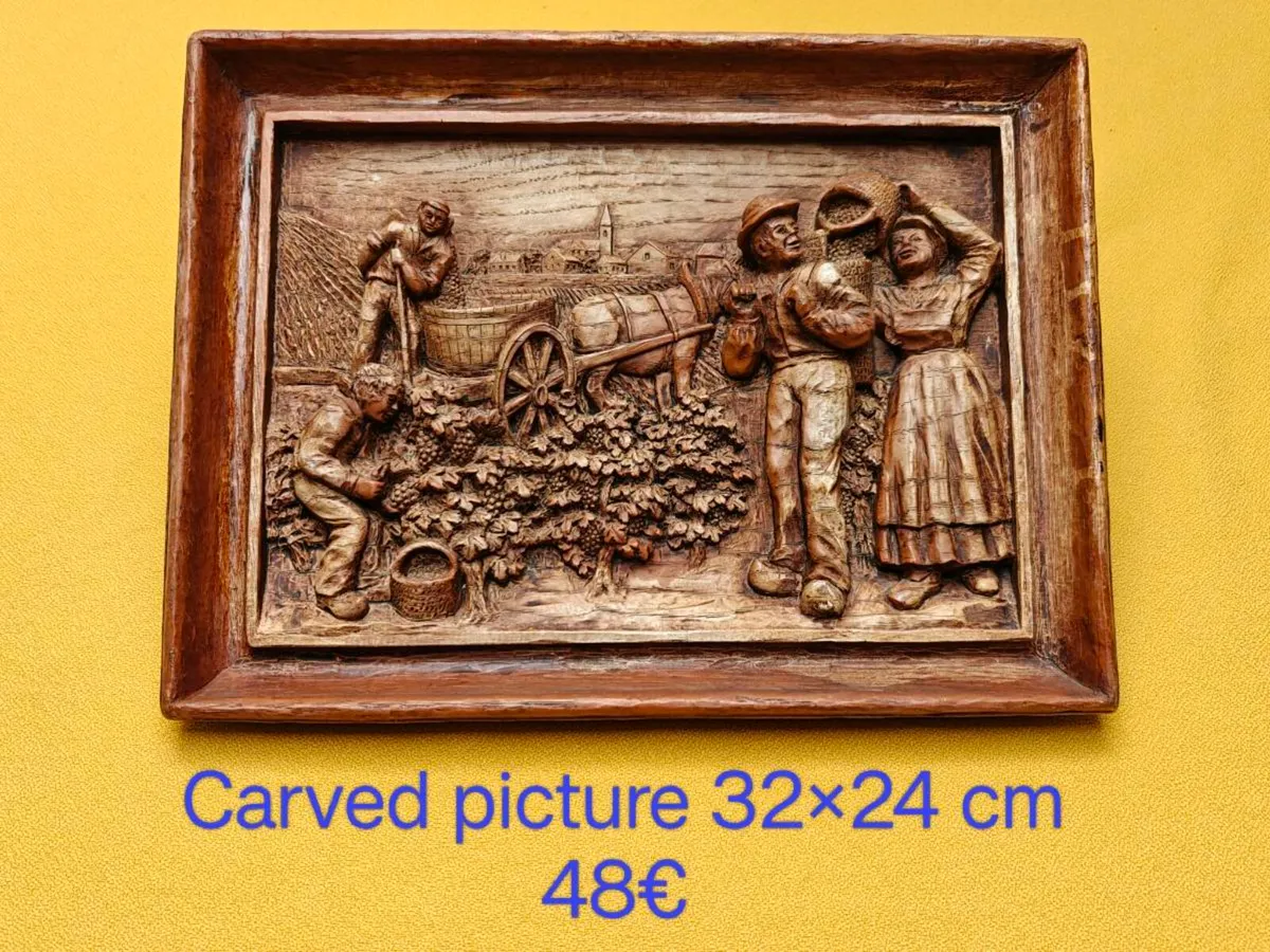 Carved picture, wall decoration