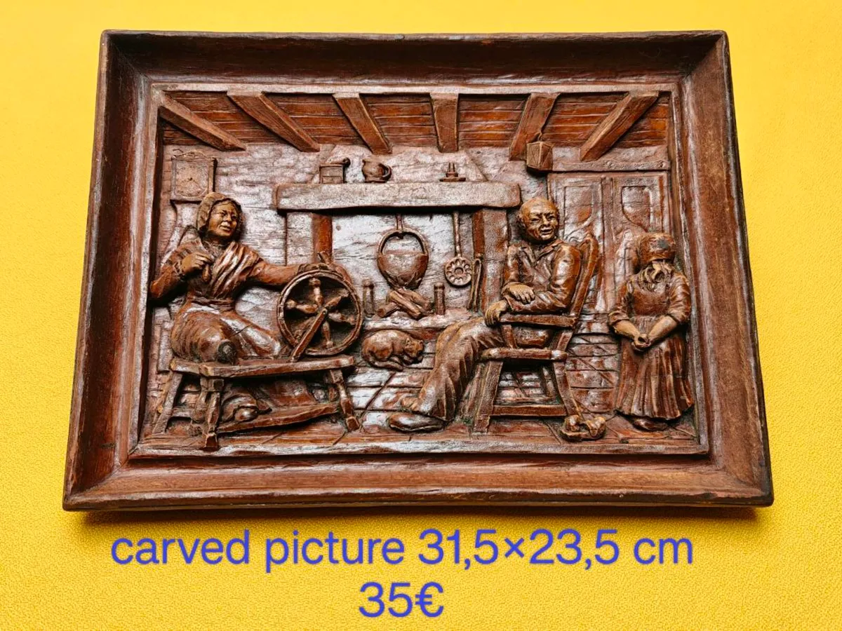 Carved picture, wall decoration