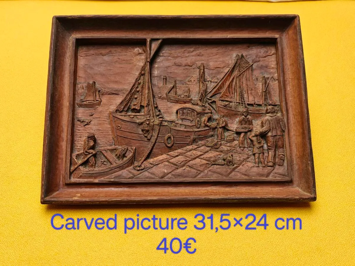 Carved picture, wall decoration