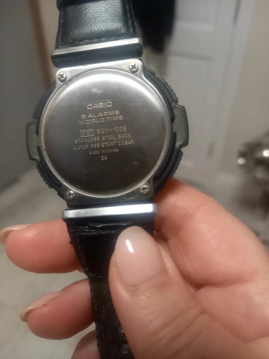 Casio world time twin sensor watch - Image 1