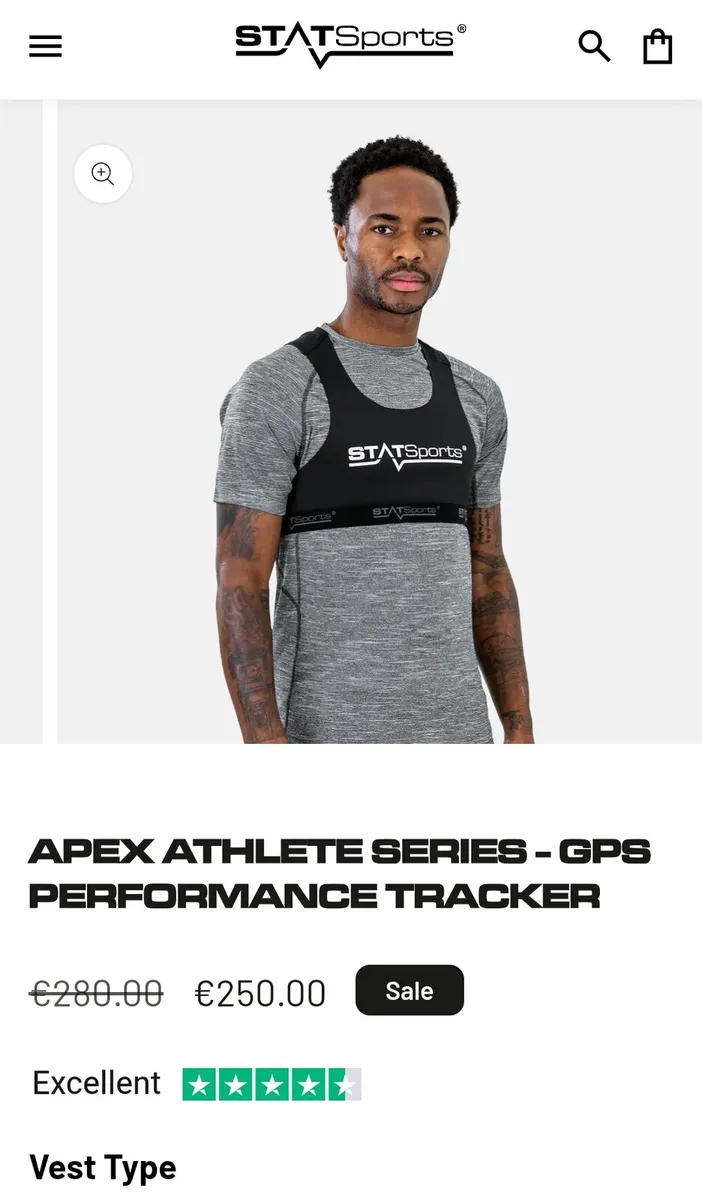 Apex Athlete Series - GPS Performance Tracker Size - Image 1