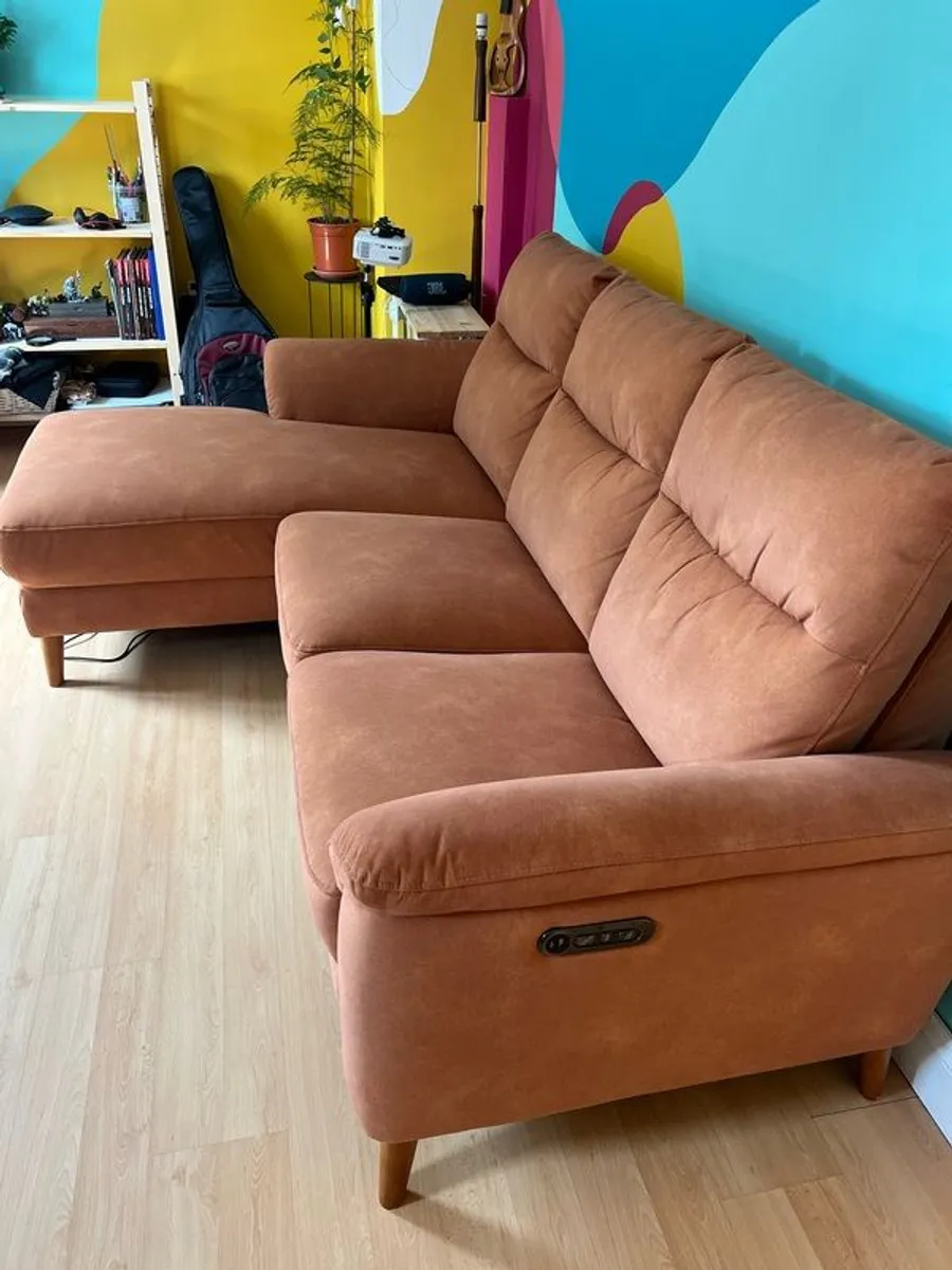 Corner Chaise Sofa with electrical recliner - Image 2