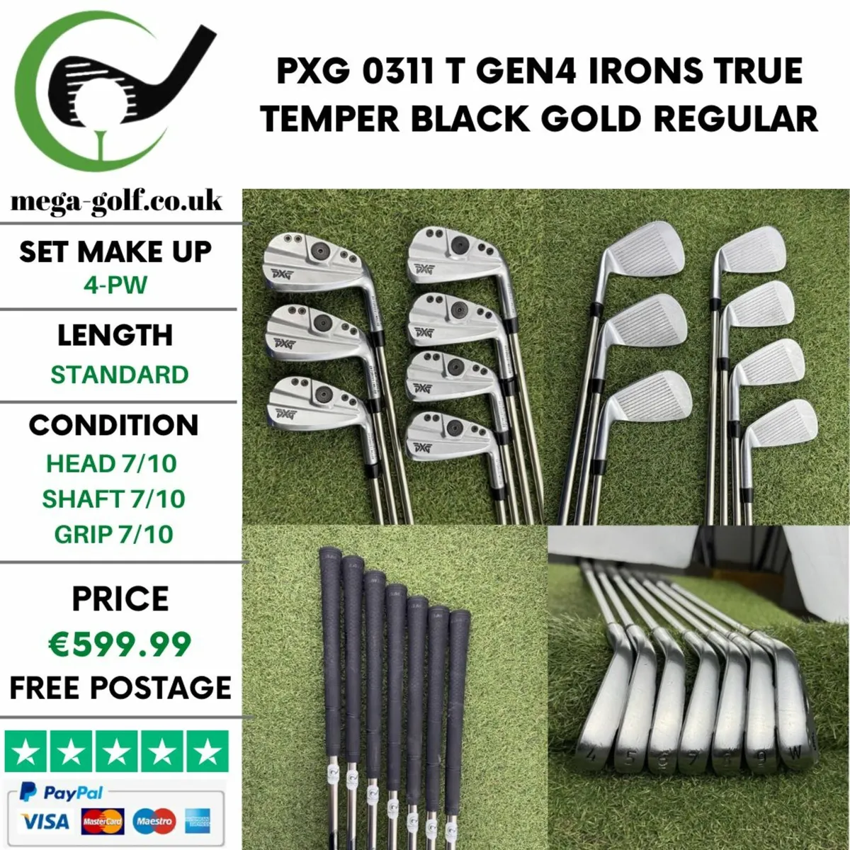 PXG 0311 T GEN4 IRONS / 4-PW / REGULAR - Image 1