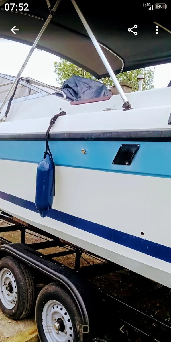 Boat engine and trailer