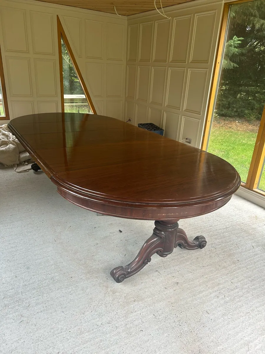 Solid mahogany table - Image 3