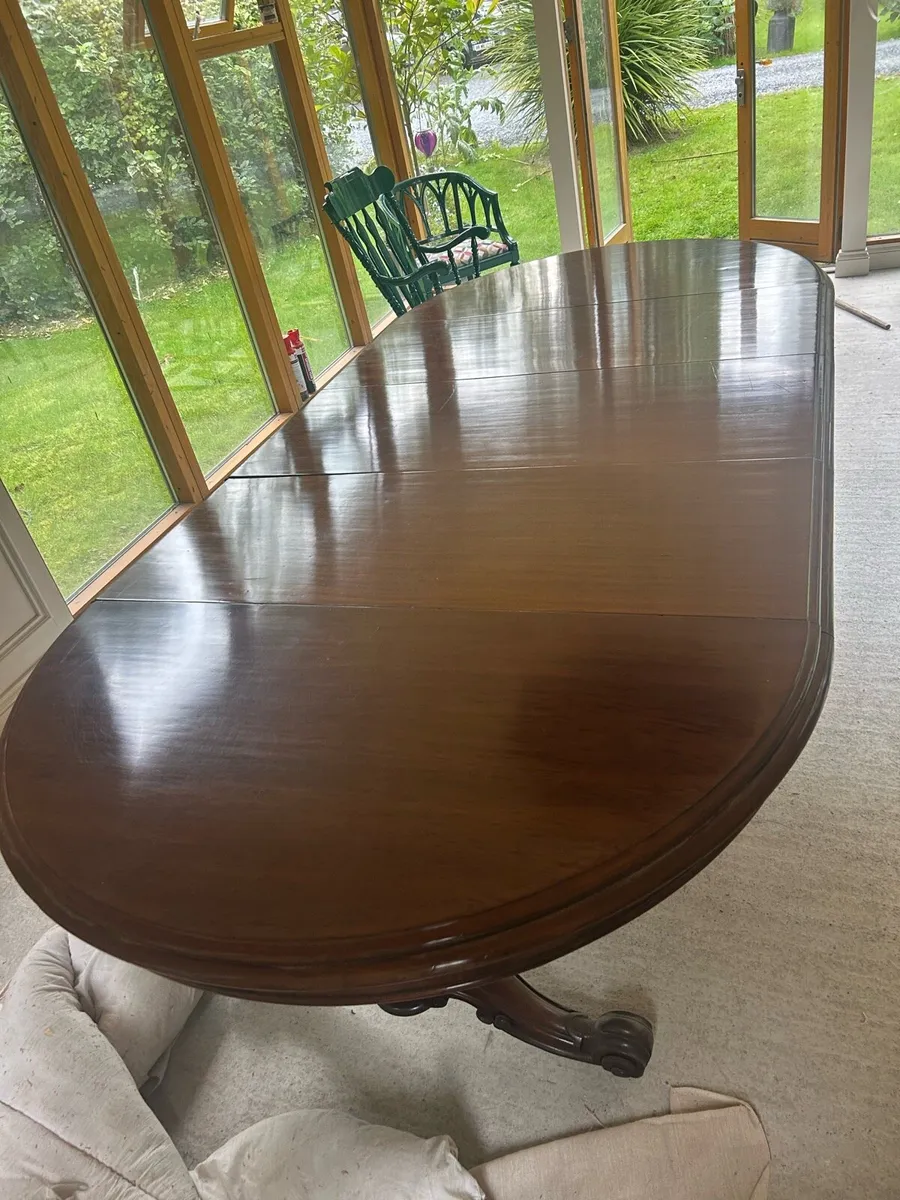 Solid mahogany table - Image 4
