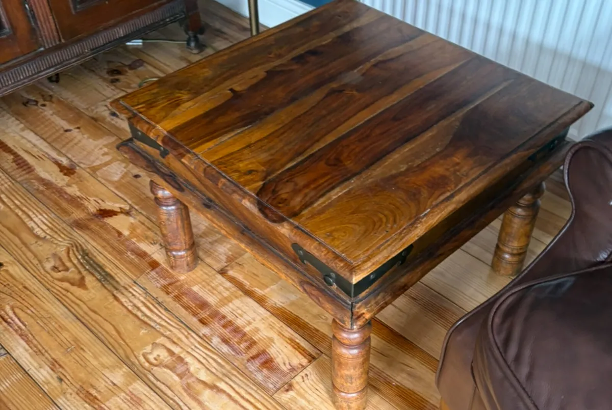 Coffee table - Mexican oak - Image 1