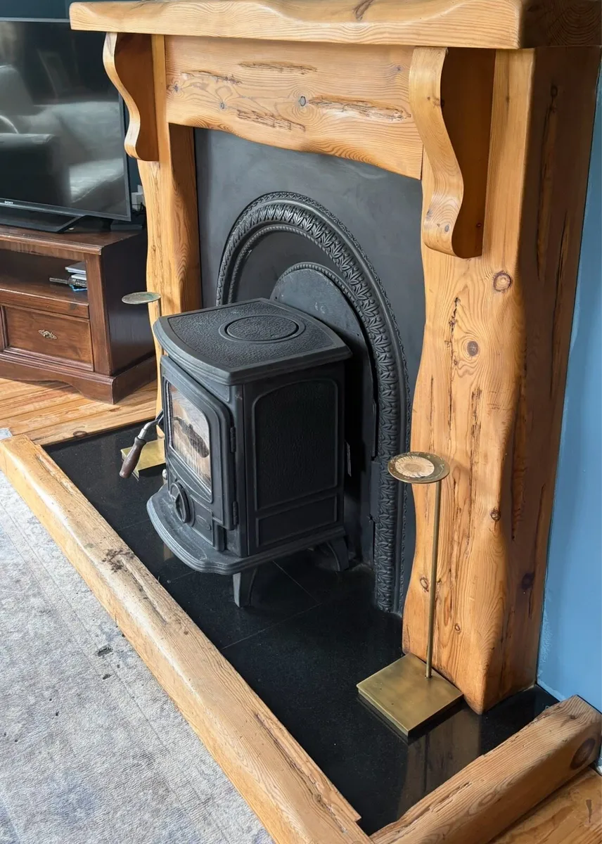 Pine stressed Fireplace - Image 2
