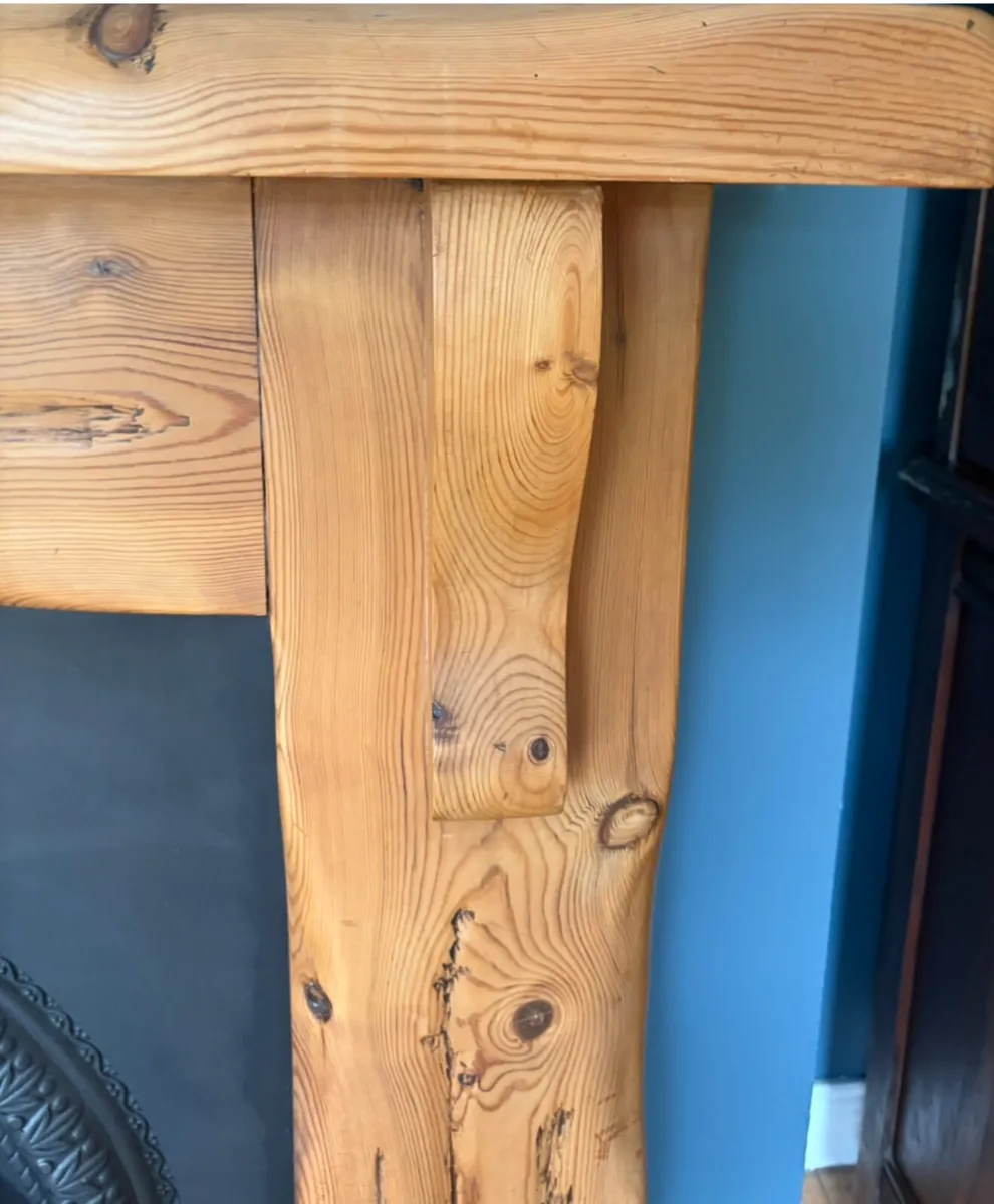 Pine stressed Fireplace - Image 3