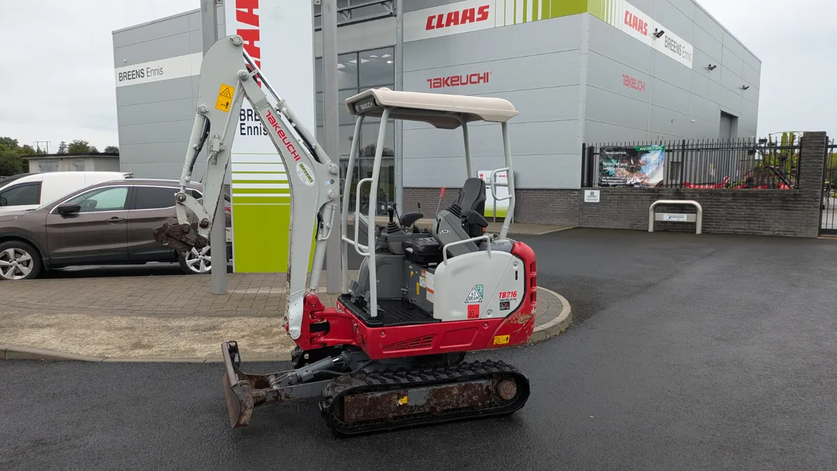 Takeuchi TB216 mini digger - Image 1