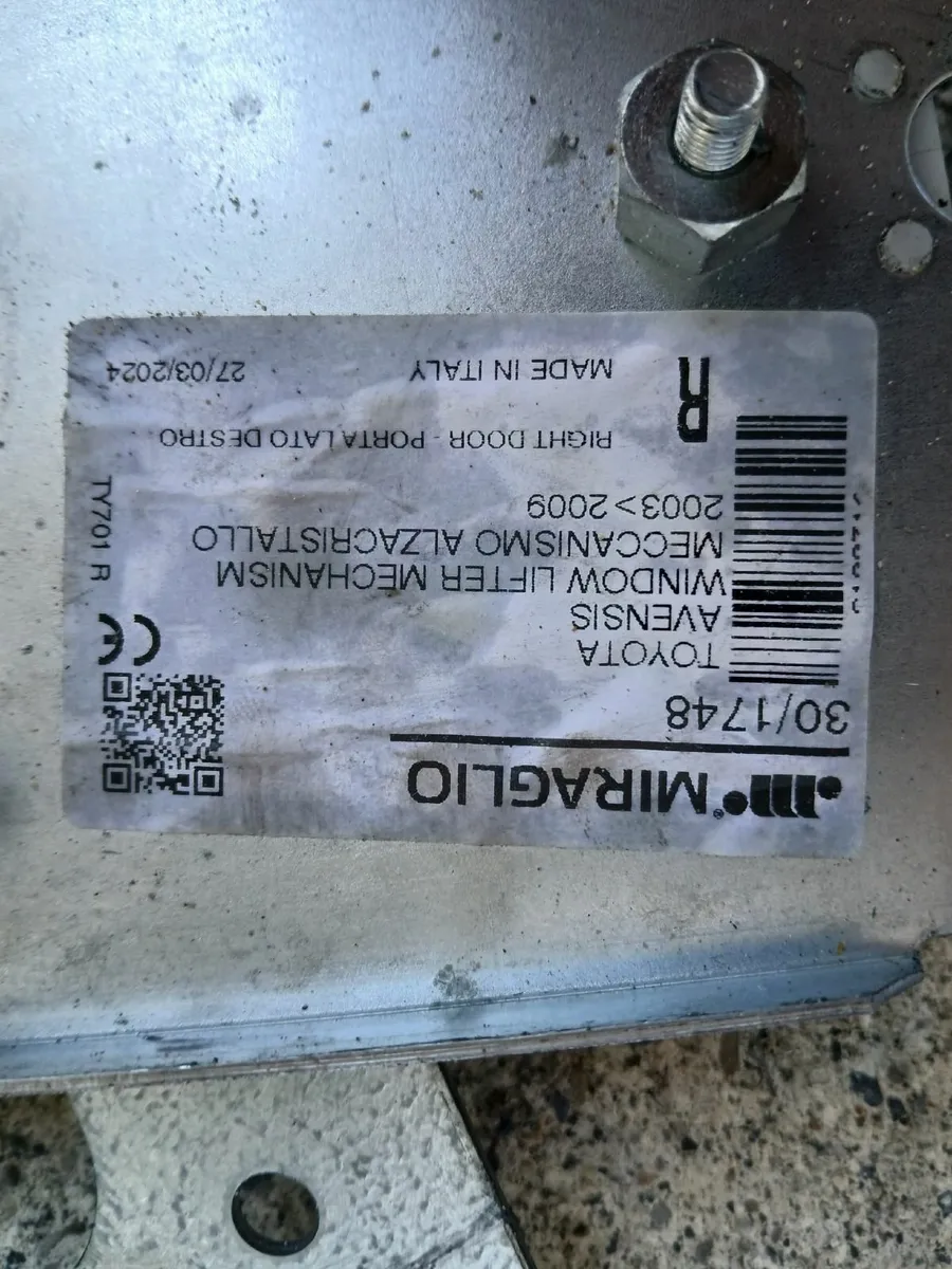 Toyota Avensis Window Regulator - Image 2