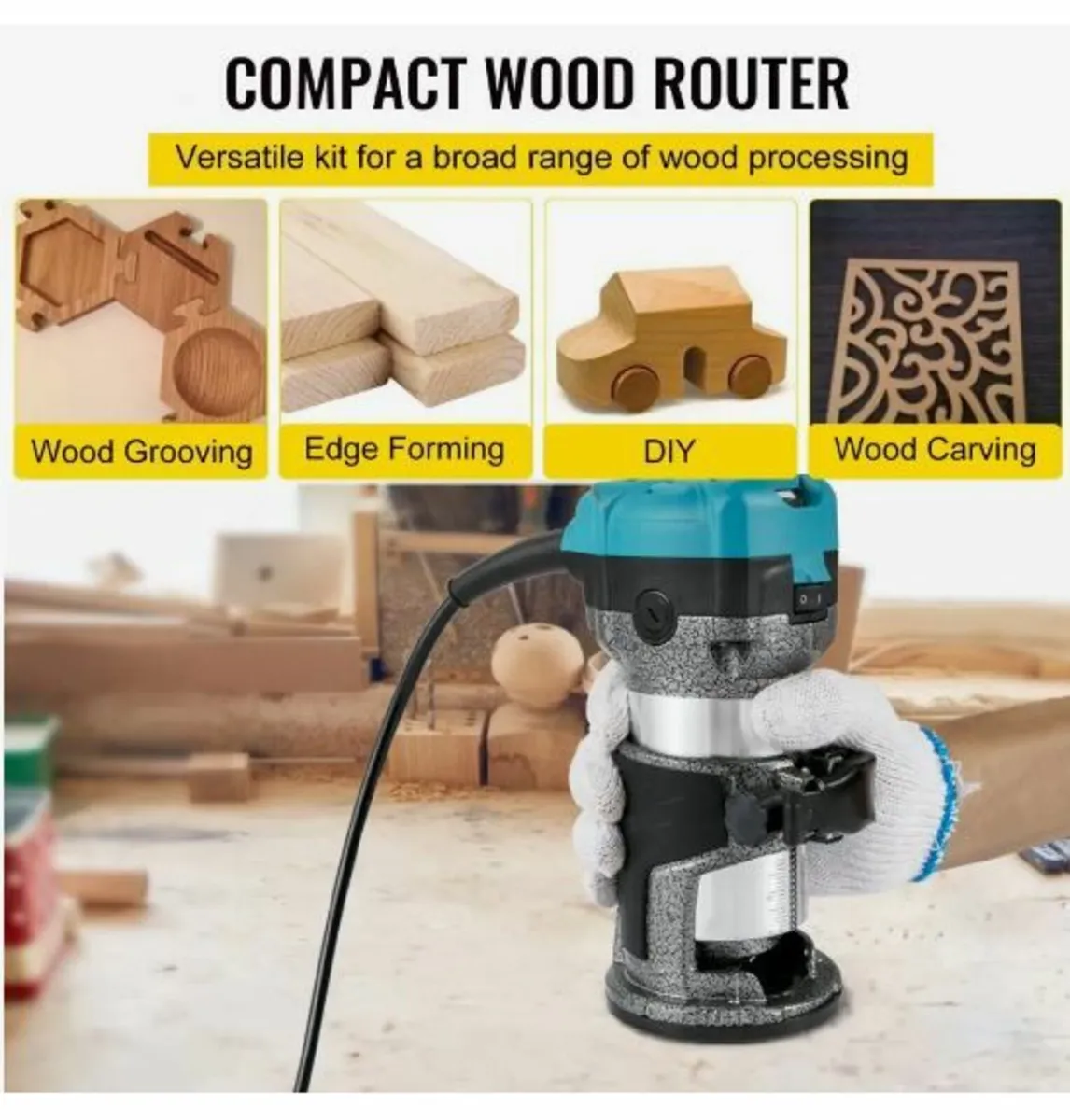 Router Tool, 710W Wood Router - Image 2
