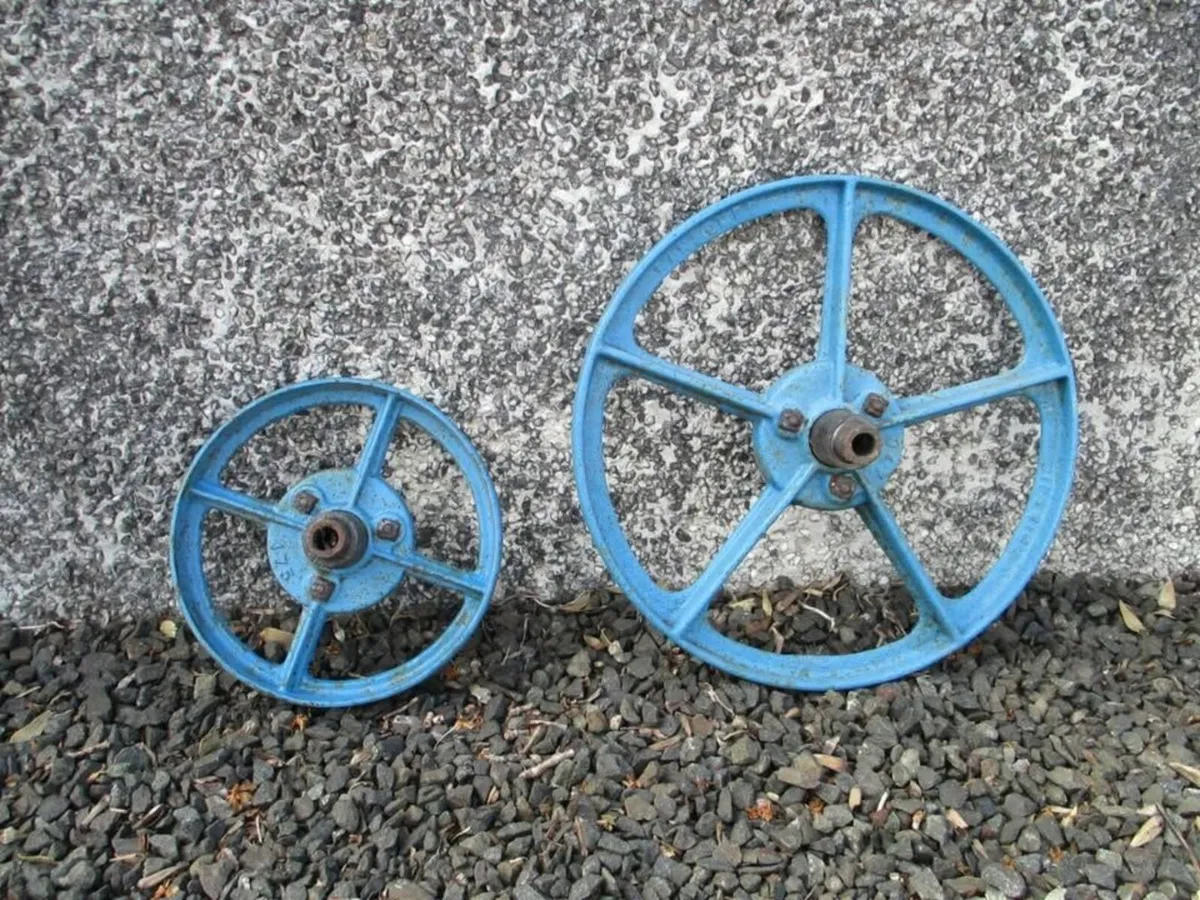 Ransomes Horse Plough Wheels - Image 1