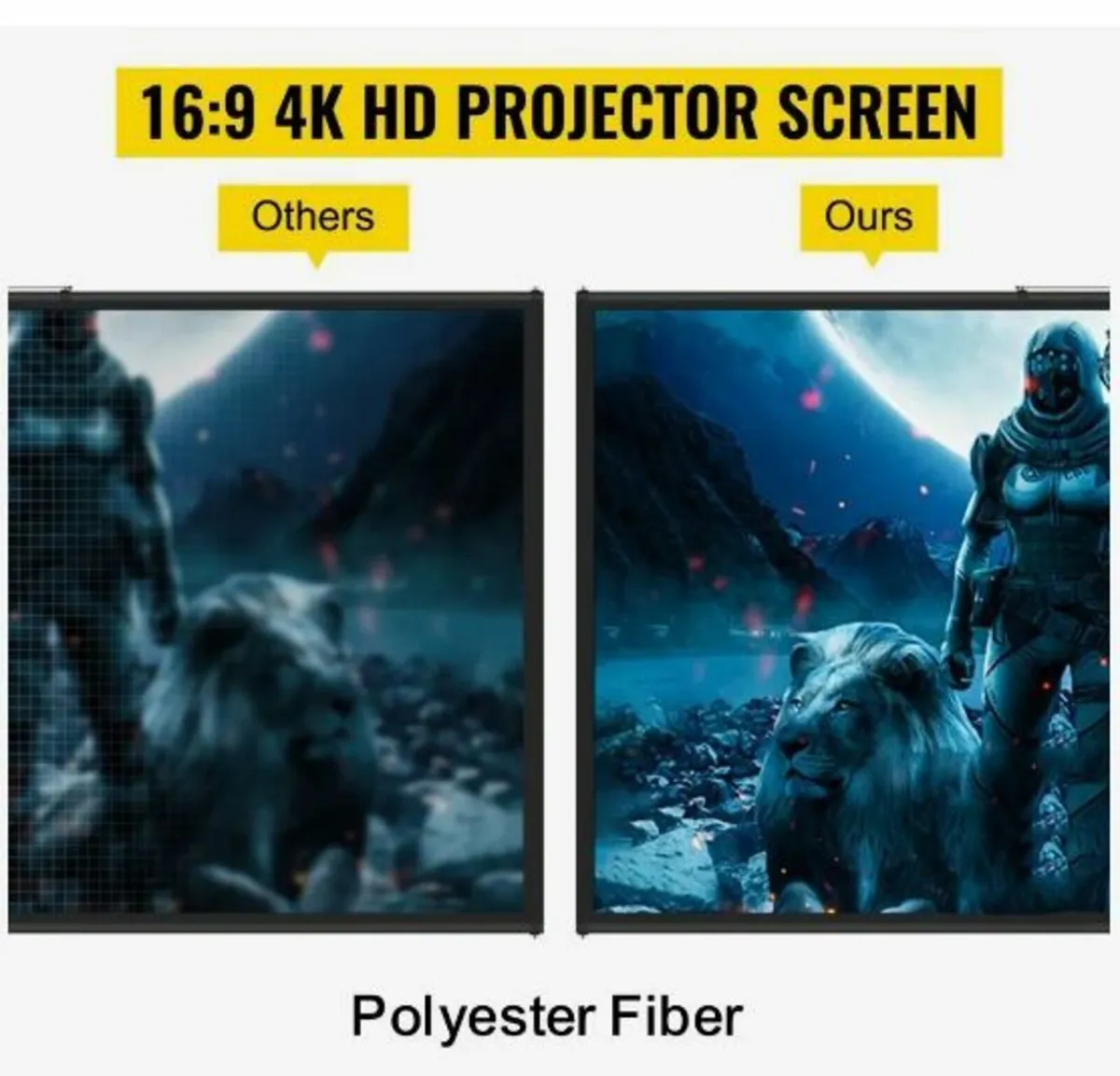 Tripod Projector Screen with Stand 70 inch - Image 2