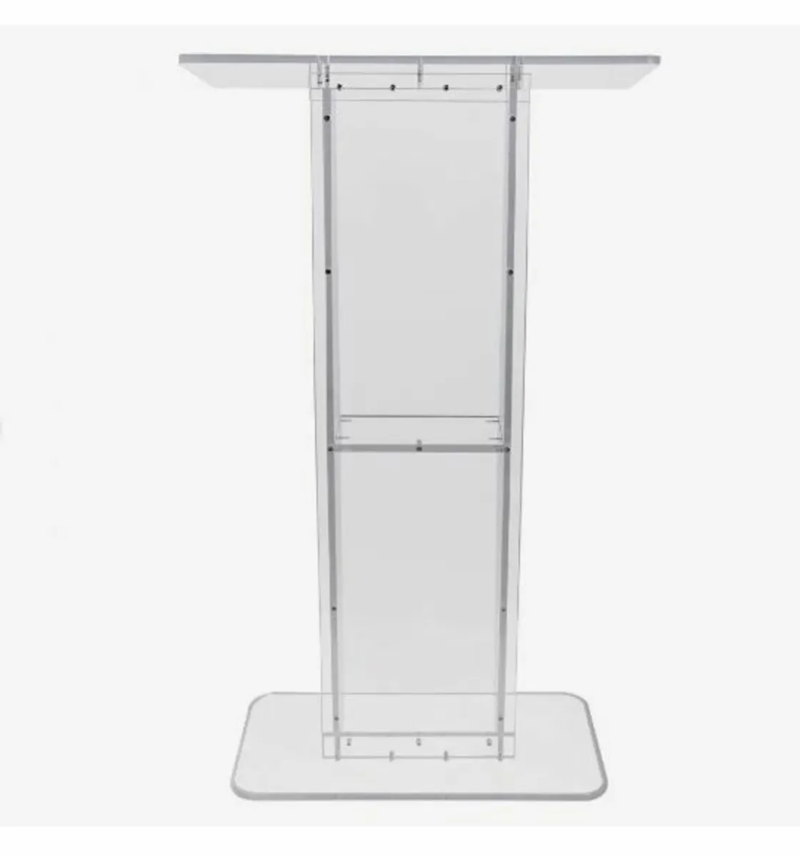 Acrylic Podium, 119 cm Tall, Clear Acrylic Podium - Image 2